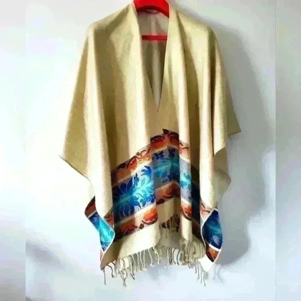 Boho inspired shawl.  One size.